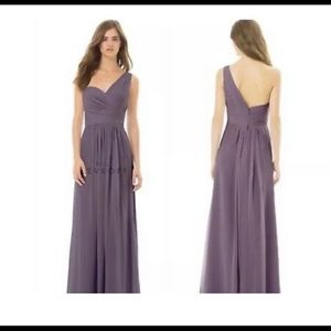 Bill Levkoff bridesmaid dress size 14 Victorian Lilac style 492 chiffon